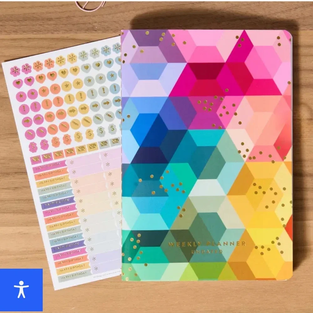 Erin Condren Colorful Geometric Planner